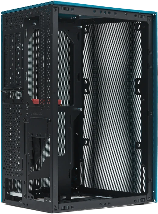 SSUPD Meshroom S [V2] Peacock Blue, blau, PCIe 4.0 Edition