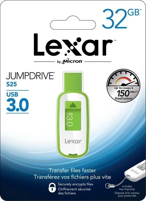 Lexar JumpDrive S25 32GB, USB-A, USB 3.2 Gen 1×1