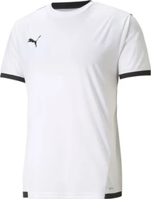 Puma teamLIGA Funktionsshirt kurzarm weiß/schwarz (Herren)
