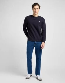 Lee Regular Patch Crew Sweatshirt midnight navy