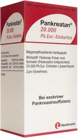 Nordmark Pankreatan 20.000 Kapseln, 100 Stück