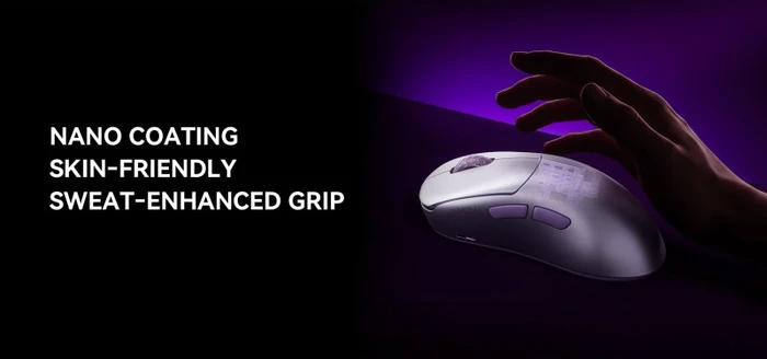 Lamzu Thorn V2 8K Wireless Gaming Mouse violett, USB