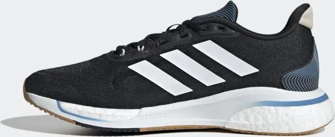 adidas Supernova+ core black/cloud white/aluminium (Damen)