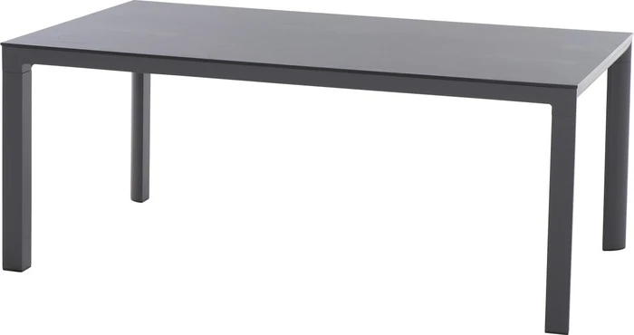 Siena Garden Silva Gartentisch 180x95cm matt-anthrazit