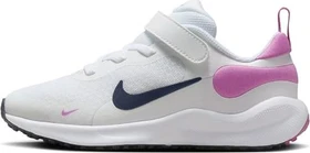 Nike Revolution 7 white/playful pink/midnight navy (Junior)