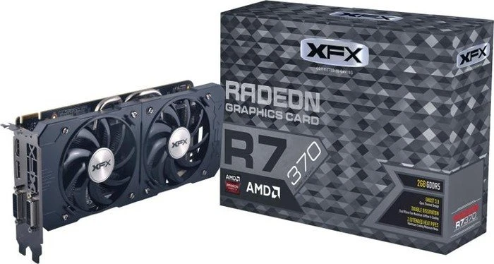 XFX Radeon R7 370 DD, 2GB GDDR5, 2x DVI, HDMI, DP