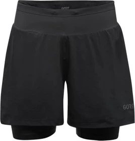 Gore Wear R5 2in1 Laufhose kurz schwarz (Damen)
