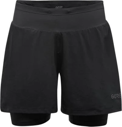 Gore Wear R5 2in1 Laufhose kurz schwarz (Damen)