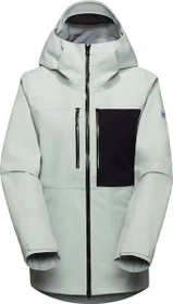 Mammut Stoney HS Hooded Skijacke silver sage/black (Damen)