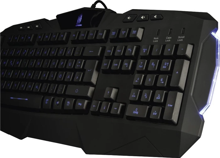 Hama uRage Illuminated Gaming Tastatur, USB, DE