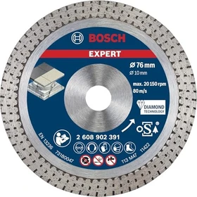 Bosch Professional EXPERT Hard Ceramic Diamanttrennscheibe, 76x1.9x10mm, 1 Stück