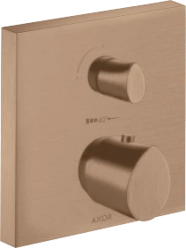 Hansgrohe Axor Starck Organic Thermostat Unterputz mit Ab- und Umstellventil brushed red gold