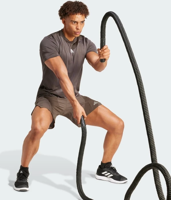 adidas Designed for Training HIIT Workout Heat.RDY Trainingshose kurz shadow olive (Herren)