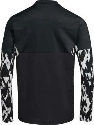 Vaude Virt QZip Trikot langarm schwarz/weiß (Herren)