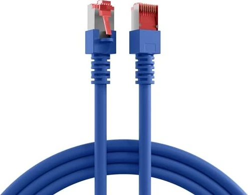 EFB Elektronik Patchkabel, Cat6, S/FTP, RJ-45/RJ-45, 1.5m, blau