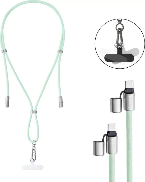 Intenso Cell Phone Charging Lanyard 1.65m grün