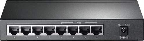 TP-Link TL-SG1008P Desktop Gigabit Switch, 8x RJ-45, 64W PoE+