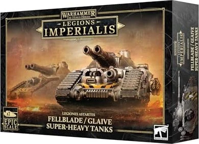 Games Workshop Warhammer The Horus Heresy: Legions Imperialis - Legiones Astartes - Fellblade/Glaive Super-Heavy Tanks