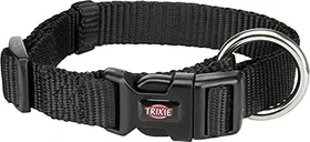 Trixie Premium Halsband, M-L, schwarz