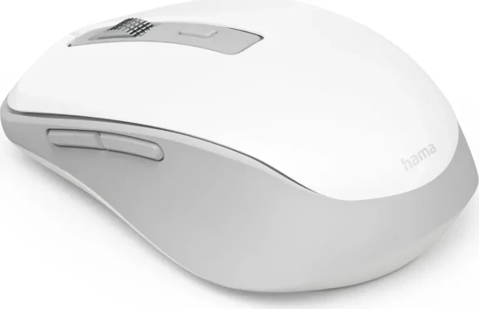 Hama WM-450 Silent Wireless Multi-Device Mouse weiß/grau, USB/Bluetooth