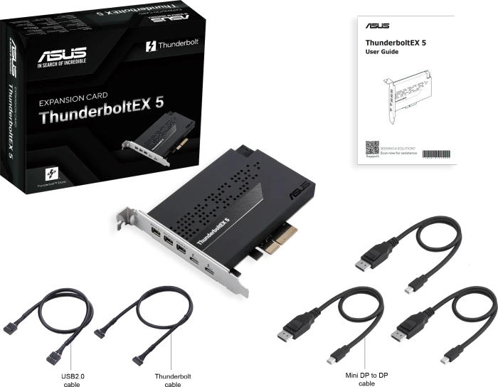 ASUS ThunderboltEX 5, PCIe 4.0 x4