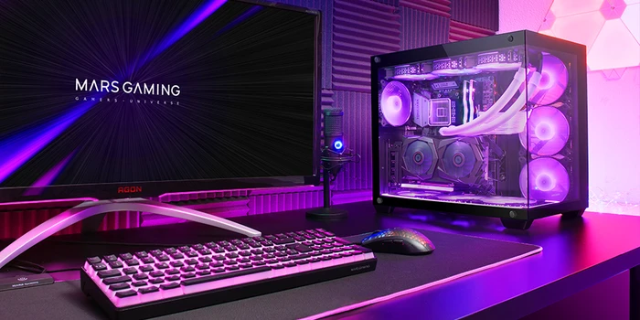 Mars Gaming MCV4 pink, Glasfenster