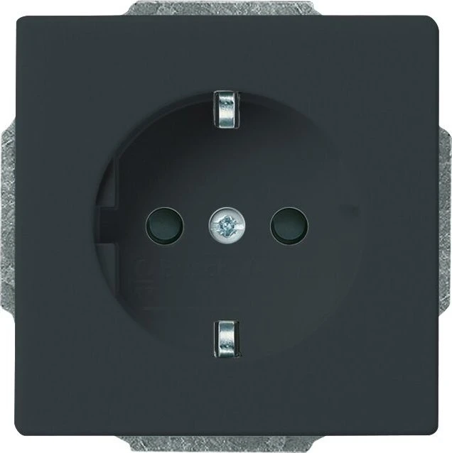 Busch-Jaeger Future Linear SCHUKO Steckdosen-Einsatz, anthrazit (23 EUCB-81)