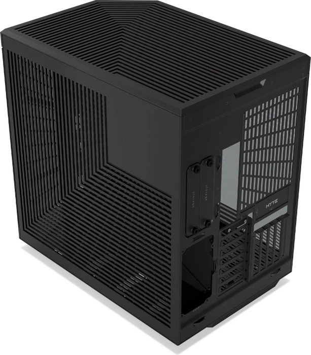 Hyte Y70 Touch Black, schwarz, Glasfenster