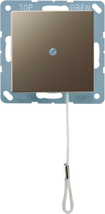 Jung Serie A Zug-Wechselschalter 10AX 250V, mokka
