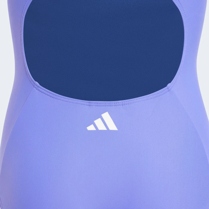 adidas 3-Streifen Badeanzug cobalt blue/white (Junior)