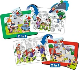 Ravensburger ministeps Aqua Doodle Einsatzfahrzeuge