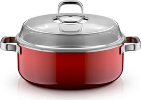 WMF Fusiontec Mineral Pro Schmortopf 28cm passion red
