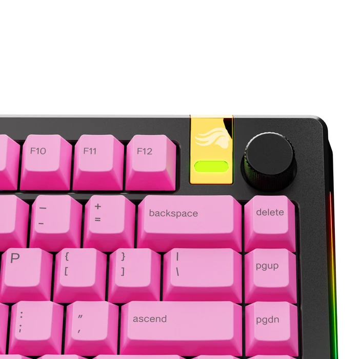 Glorious GPBT Gradient V2 Keycaps, Kunststoff (PBT), Nebula, rosa/violett, 131 Tasten, ANSI-US