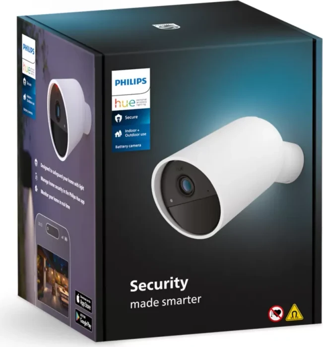 Philips Hue Secure Kamera, kabellos, weiß