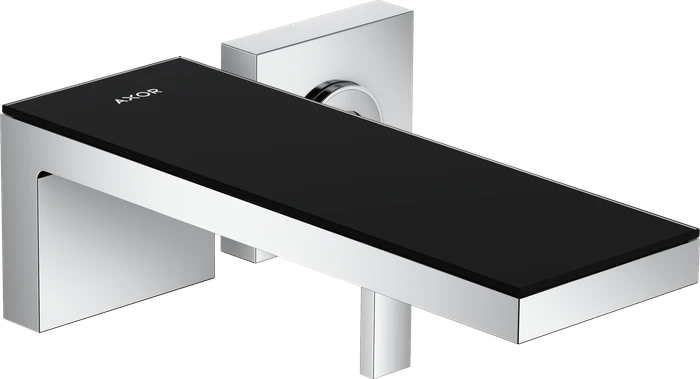 Hansgrohe Axor MyEdition Waschbeckenarmatur für Wandmontage chrom/schwarz