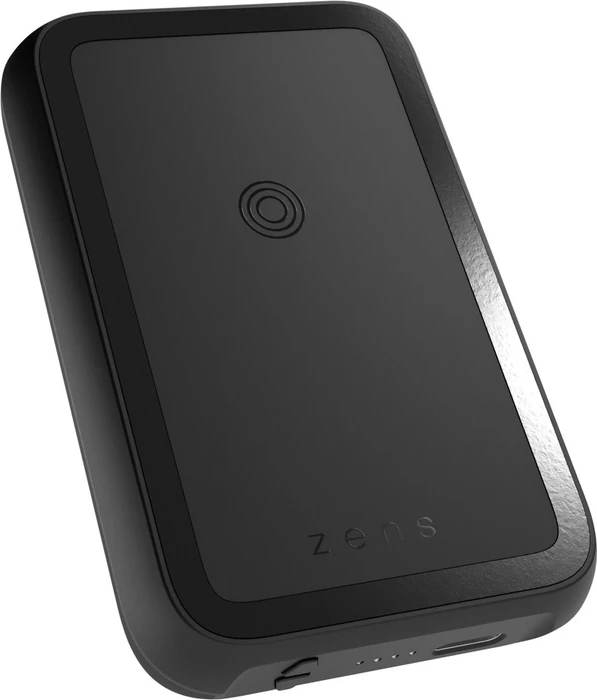 Zens Magnetic Dual Powerbank With Stand schwarz