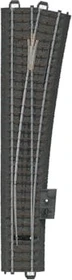 Märklin - Spur H0 Gleis - Schlanke Weiche rechts Länge 236.1mm