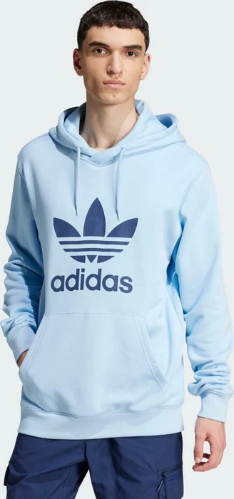 adidas Adicolor Classics Trefoil Hoodie clear sky (Herren)