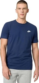 Nike Sportswear Club Funktionsshirt kurzarm midnight navy/white (Herren)