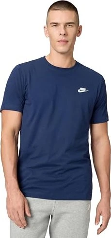 Nike Sportswear Club Funktionsshirt kurzarm midnight navy/white (Herren)