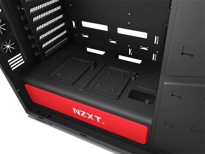 NZXT H440 schwarz/orange, Acrylfenster, schallgedämmt