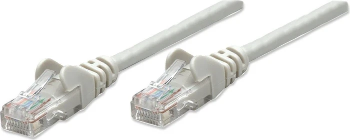Intellinet Patchkabel, Cat5e, U/UTP, RJ-45/RJ-45, 5m, grau