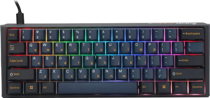 Ducky One 3 Pro Mini, Nazca Line, MX2A RGB BROWN, USB, US