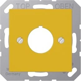 Jung Series AS Abdeckung für Befehlsgeräte mit 22.5mm, gelb (A 564 GE)