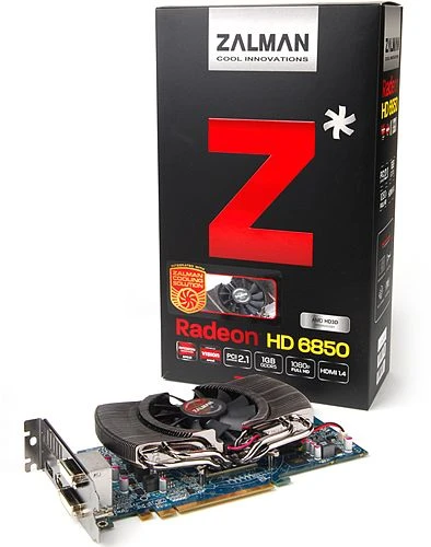 Zalman Radeon HD 6850, 1GB GDDR5, 2x DVI, HDMI, DP