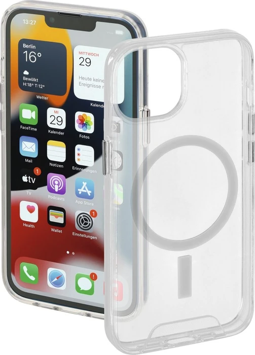 Hama Cover MagCase Safety für Apple iPhone 13 transparent