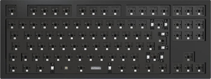Keychron Q3 QMK Custom, TKL 80% Layout, Barebone Tastatur, Carbon Black, ISO