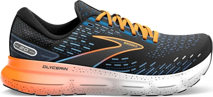 Brooks Glycerin 20 black/classic blue/orange (Herren)