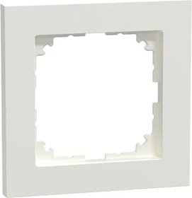 Merten System M M-Pure Rahmen 1fach Thermoplast brillant, polarweiß