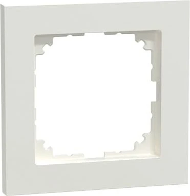 Merten System M M-Pure Rahmen 1fach Thermoplast brillant, polarweiß